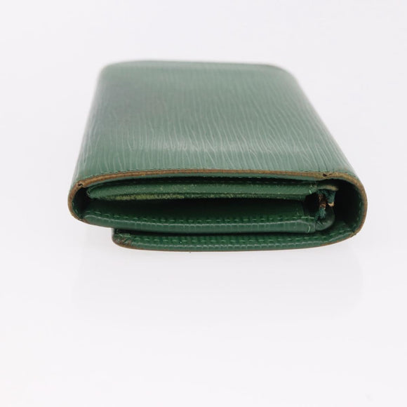 LOUIS VUITTON Epi Wallet 6 Set Black LV Auth BA14071