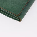 LOUIS VUITTON Epi Wallet 6 Set Black LV Auth BA14071-43