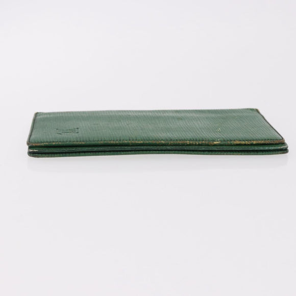 LOUIS VUITTON Epi Wallet 6 Set Black Blue Green LV Auth BA14072