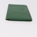 LOUIS VUITTON Epi Wallet 6 Set Black Blue Green LV Auth BA14072-14