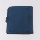 LOUIS VUITTON Epi Wallet 6 Set Black Blue Green LV Auth BA14072-3