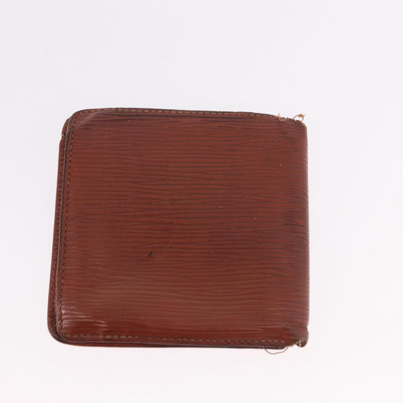LOUIS VUITTON Epi Wallet 6 Set Black Blue Green LV Auth BA14072