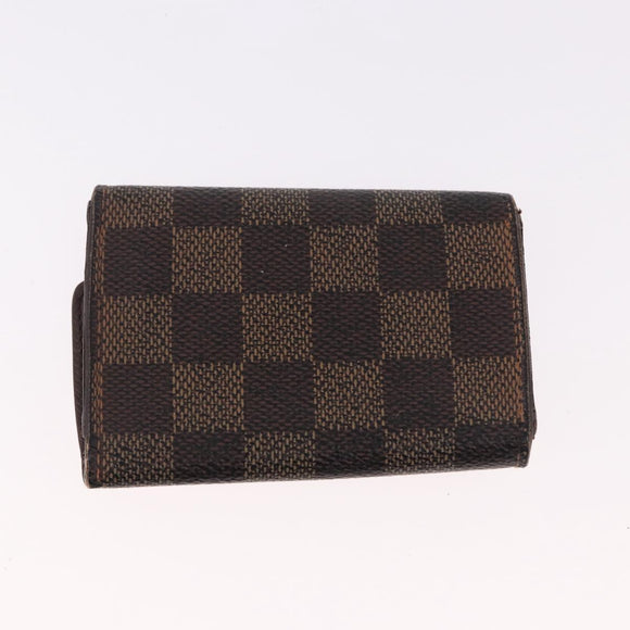 LOUIS VUITTON Monogram Damier Wallet 6 Set LV Auth BA14073
