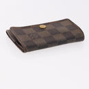 LOUIS VUITTON Monogram Damier Wallet 6 Set LV Auth BA14073-13