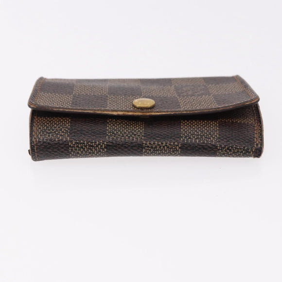LOUIS VUITTON Monogram Damier Wallet 6 Set LV Auth BA14073