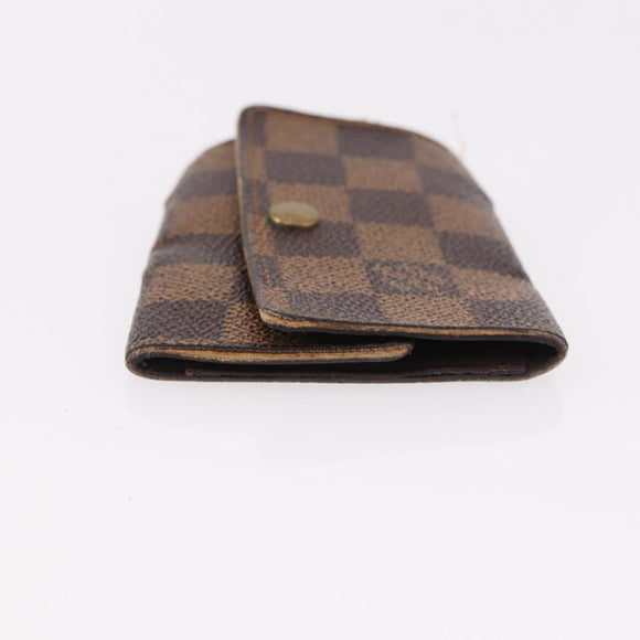 LOUIS VUITTON Monogram Damier Wallet 6 Set LV Auth BA14073