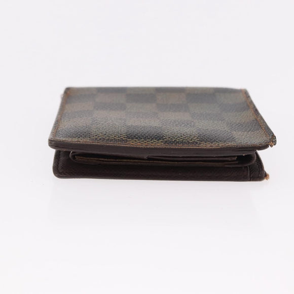 LOUIS VUITTON Monogram Damier Wallet 6 Set LV Auth BA14073