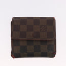 LOUIS VUITTON Monogram Damier Wallet 6 Set LV Auth BA14073-41