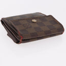 LOUIS VUITTON Monogram Damier Wallet 6 Set LV Auth BA14073-43