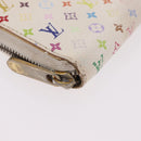 LOUIS VUITTON Monogram Multicolor Zippy Wallet White M60274 LV Auth BA14074-7