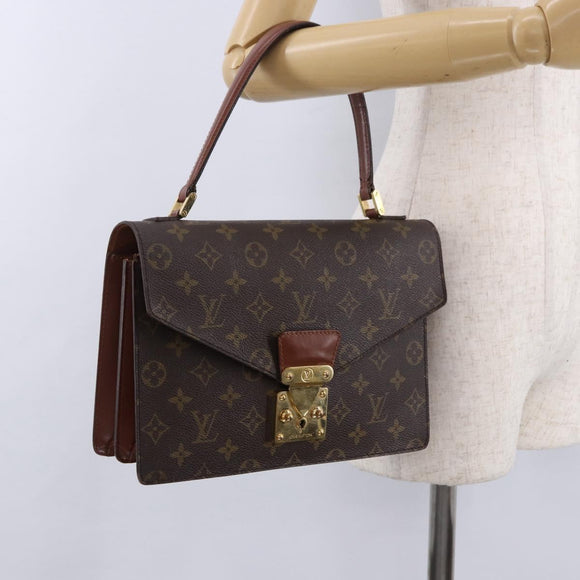 LOUIS VUITTON Monogram Concorde Hand Bag M51190 LV Auth BA14079