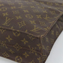 LOUIS VUITTON Monogram Sac Plat Hand Bag M51140 LV Auth BA14080A-9
