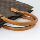 LOUIS VUITTON Monogram Sac Plat Hand Bag M51140 LV Auth BA14080A-7