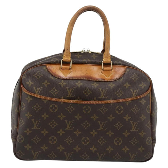 LOUIS VUITTON Monogram Deauville Hand Bag M47270 LV Auth BA14081