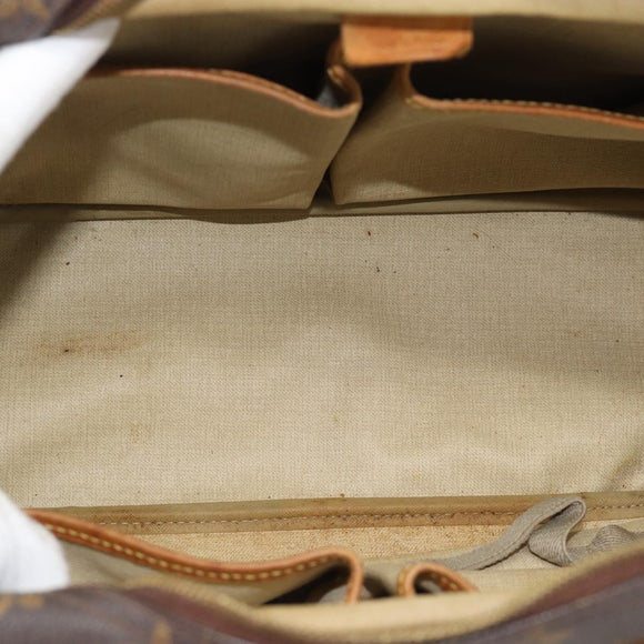 LOUIS VUITTON Monogram Deauville Hand Bag M47270 LV Auth BA14082