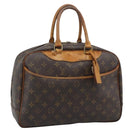 LOUIS VUITTON Monogram Deauville Hand Bag M47270 LV Auth BA14082-1