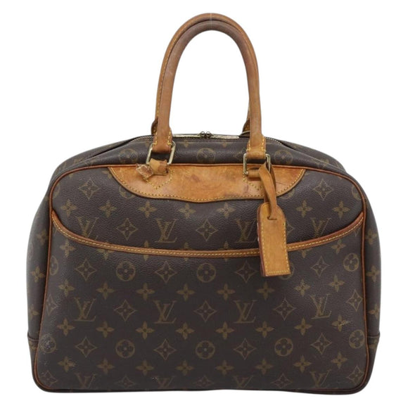 LOUIS VUITTON Monogram Deauville Hand Bag M47270 LV Auth BA14082