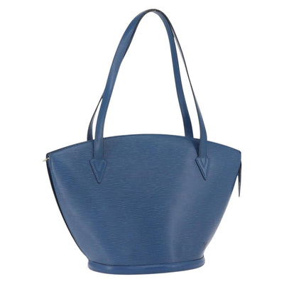 LOUIS VUITTON Epi Saint Jacques Shopping Shoulder Bag Blue M52275 Auth BA14083