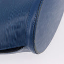 LOUIS VUITTON Epi Saint Jacques Shopping Shoulder Bag Blue M52275 Auth BA14083-14