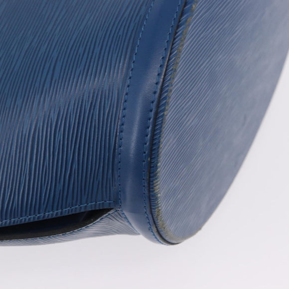 LOUIS VUITTON Epi Saint Jacques Shopping Shoulder Bag Blue M52275 Auth BA14083