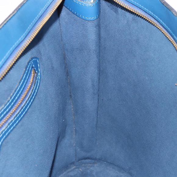 LOUIS VUITTON Epi Saint Jacques Shopping Shoulder Bag Blue M52275 Auth BA14083