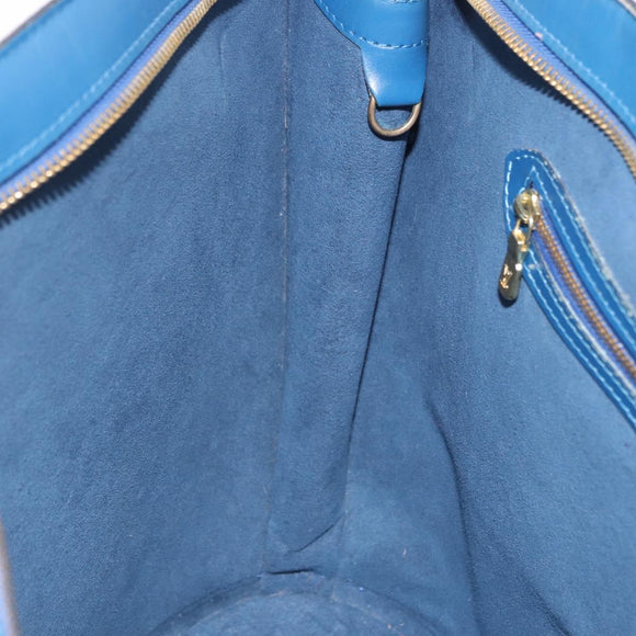LOUIS VUITTON Epi Saint Jacques Shopping Shoulder Bag Blue M52275 Auth BA14083
