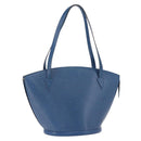 LOUIS VUITTON Epi Saint Jacques Shopping Shoulder Bag Blue M52275 Auth BA14083-1