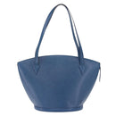 LOUIS VUITTON Epi Saint Jacques Shopping Shoulder Bag Blue M52275 Auth BA14083-13