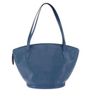 LOUIS VUITTON Epi Saint Jacques Shopping Shoulder Bag Blue M52275 Auth BA14083-2