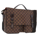 LOUIS VUITTON Damier Ebene Broadway Shoulder Bag N42270 LV Auth BA14084-1
