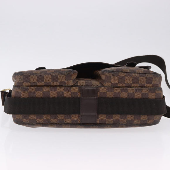 LOUIS VUITTON Damier Ebene Broadway Shoulder Bag N42270 LV Auth BA14084