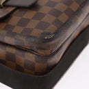 LOUIS VUITTON Damier Ebene Broadway Shoulder Bag N42270 LV Auth BA14084-17