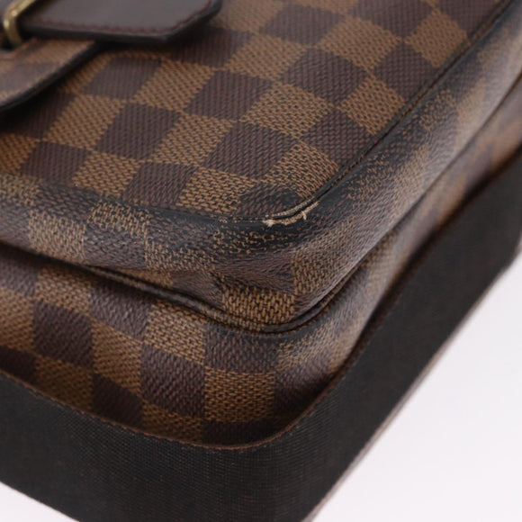LOUIS VUITTON Damier Ebene Broadway Shoulder Bag N42270 LV Auth BA14084