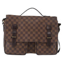 LOUIS VUITTON Damier Ebene Broadway Shoulder Bag N42270 LV Auth BA14084-13