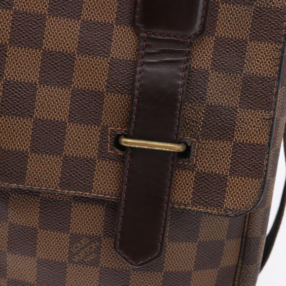 LOUIS VUITTON Damier Ebene Broadway Shoulder Bag N42270 LV Auth BA14084