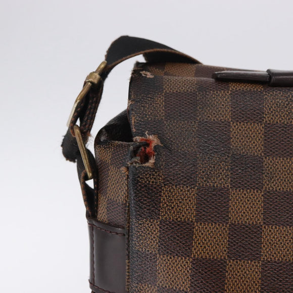 LOUIS VUITTON Damier Ebene Broadway Shoulder Bag N42270 LV Auth BA14084