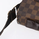 LOUIS VUITTON Damier Ebene Broadway Shoulder Bag N42270 LV Auth BA14084-7