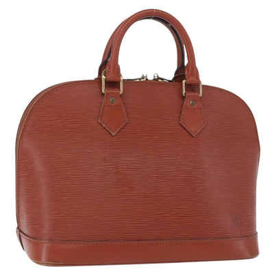 LOUIS VUITTON Epi Alma Hand Bag Kenya Brown M52143 LV Auth BA14085