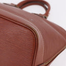 LOUIS VUITTON Epi Alma Hand Bag Kenya Brown M52143 LV Auth BA14085-15