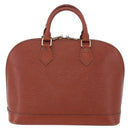 LOUIS VUITTON Epi Alma Hand Bag Kenya Brown M52143 LV Auth BA14085-2