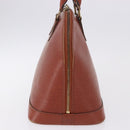 LOUIS VUITTON Epi Alma Hand Bag Kenya Brown M52143 LV Auth BA14085-5