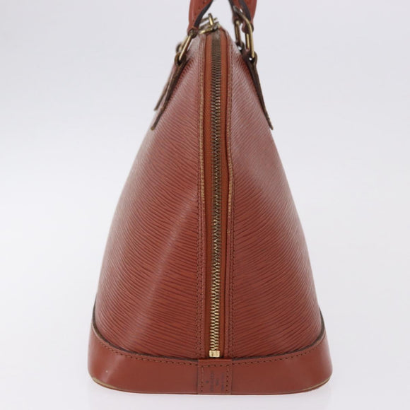 LOUIS VUITTON Epi Alma Hand Bag Kenya Brown M52143 LV Auth BA14085