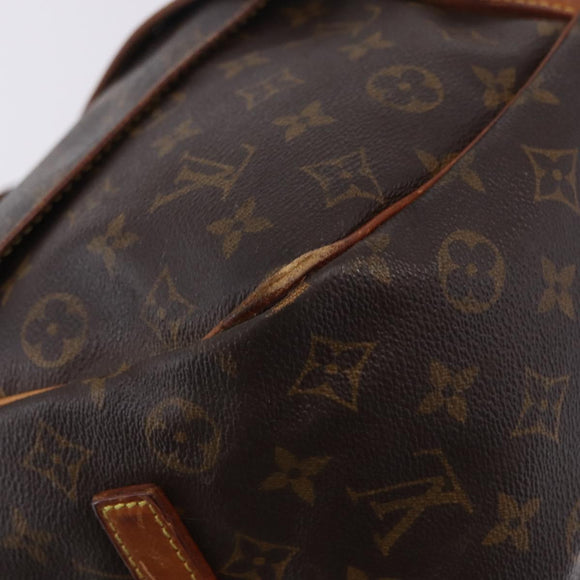 LOUIS VUITTON Monogram Saumur 35 Shoulder Bag M42254 LV Auth BA14087
