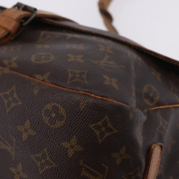 LOUIS VUITTON Monogram Saumur 35 Shoulder Bag M42254 LV Auth BA14087