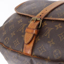 LOUIS VUITTON Monogram Saumur 35 Shoulder Bag M42254 LV Auth BA14087-19