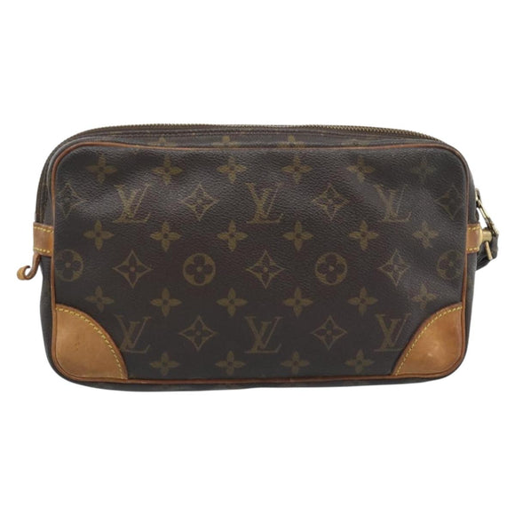 LOUIS VUITTON Monogram Marly Dragonne GM Clutch Bag M51825 LV Auth BA14090