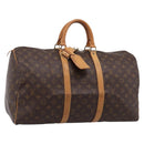 LOUIS VUITTON Monogram Keepall 50 Boston Bag M41426 LV Auth BA14092A-1