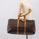 LOUIS VUITTON Monogram Keepall 50 Boston Bag M41426 LV Auth BA14092A-20