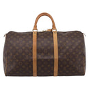 LOUIS VUITTON Monogram Keepall 50 Boston Bag M41426 LV Auth BA14092A-2