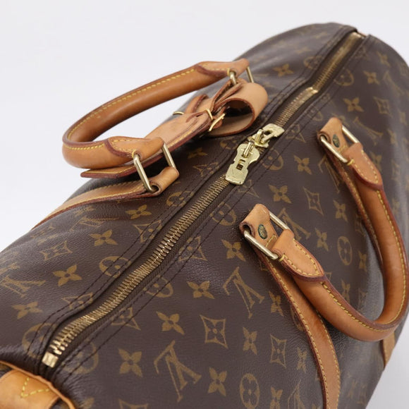 LOUIS VUITTON Monogram Keepall 50 Boston Bag M41426 LV Auth BA14092A